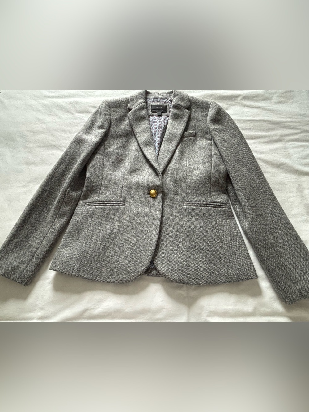 NWOT! RARE! J.Crew Campbell Blazer in Donegal Tweed Wool